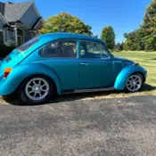 1973 Blue Volkswagen Beetle (Pre-1980) thumbnail