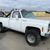 1974 White Chevrolet C/K Pickup 3500 thumbnail