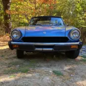 1974 Blue Fiat 124 Spider thumbnail