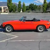 1975 Orange MG MGB thumbnail