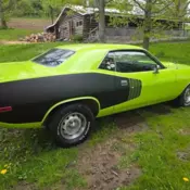 1974 Lime Light Green Plymouth Cuda thumbnail
