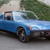 1974 Blue Metallic Porsche 914 thumbnail