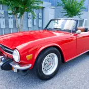 1974 Red Triumph TR-6 thumbnail