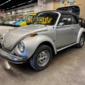1974 Silver Volkswagen Beetle Convertible thumbnail