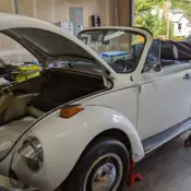 1974 White Volkswagen Beetle - Classic thumbnail