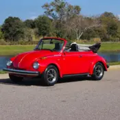 1974 Red Volkswagen Super Beetle thumbnail