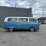 1974 Blue Volkswagen Type II Custom Bus thumbnail