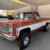 1975 Orange Chevrolet C10/K10 thumbnail