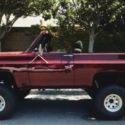 1975 Dark burgundy metallic Chevrolet Blazer thumbnail