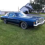 1975 Blue Chrysler Cordoba thumbnail