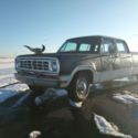 1975 Blue Plymouth D200 thumbnail