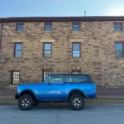 1975 Blue International Harvester Scout thumbnail