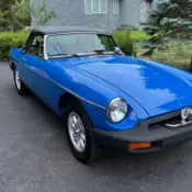1975 Blue MG MGB thumbnail