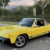 1975 Yellow Porsche 914 thumbnail