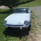 1975 White Triumph Spitfire thumbnail