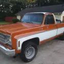 1976 Orange Chevrolet C-10 thumbnail