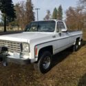 1976 White Chevrolet C/K Pickup 1500 thumbnail