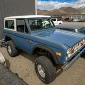 1976 Blue Ford Bronco thumbnail