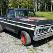 1976 Black Ford F-100 thumbnail