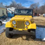 1976 Yellow Jeep CJ thumbnail