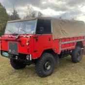 1976 Red Land Rover Forward Control 101 thumbnail