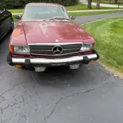 1976 Red Mercedes-Benz 450 SLC thumbnail