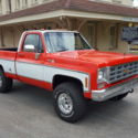 1976 Orange-White Chevrolet C/K Pickup 1500 thumbnail