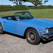 1976 Blue Triumph TR-6 thumbnail