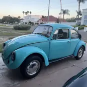 1976 Blue Volkswagen Beetle Cabriolet thumbnail