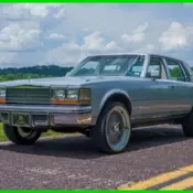 1977 Blue Cadillac Seville thumbnail