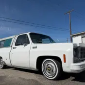 1977 White Chevrolet C-10 thumbnail