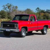 1977 Red Chevrolet C-10 thumbnail