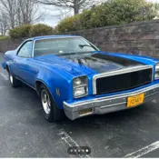 1977 Blue Chevrolet El Camino thumbnail