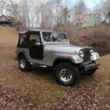 1977 Silver Jeep CJ thumbnail