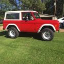 1977 Red Ford Bronco thumbnail