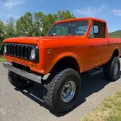 1977 Orange International Harvester Scout thumbnail