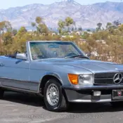 1977 Silver Blue Metallic Mercedes-Benz SL-Class thumbnail