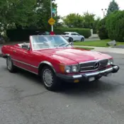 1977 Red Mercedes-Benz SL-Class thumbnail