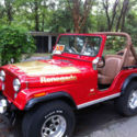 1978 Red Jeep CJ thumbnail