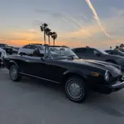 1978 Black Fiat 124 Spider 1600 thumbnail