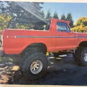 1978 Red Ford Bronco thumbnail