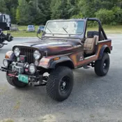 1978 Orange Jeep CJ-7 thumbnail