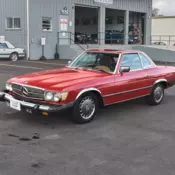 1978 Red Mercedes-Benz SL-Class thumbnail