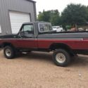 1979 Burgundy Ford F-100 thumbnail