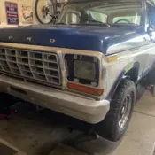 1979 Blue Ford Bronco thumbnail