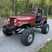 1979 Red Jeep CJ-7 thumbnail