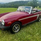 1979 Carmine Red MG Midget thumbnail