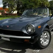 1980 Blue Fiat 124 Spider thumbnail