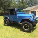 1980 Blue Jeep CJ thumbnail