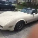 1981 White Chevrolet Corvette thumbnail